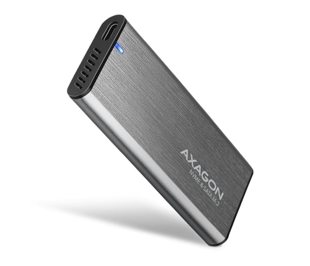 Axagon EEM2-SG2, USB-C 10Gbps - M.2 NVMe & SATA SSD RAW box - 1353424 - zdjęcie